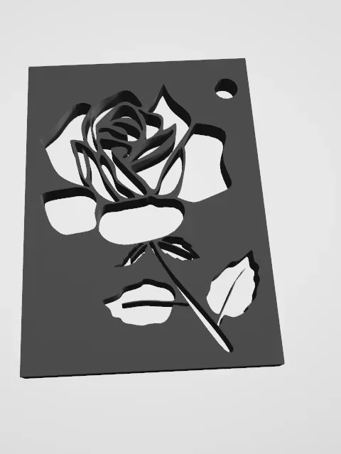 Rose Anhänger