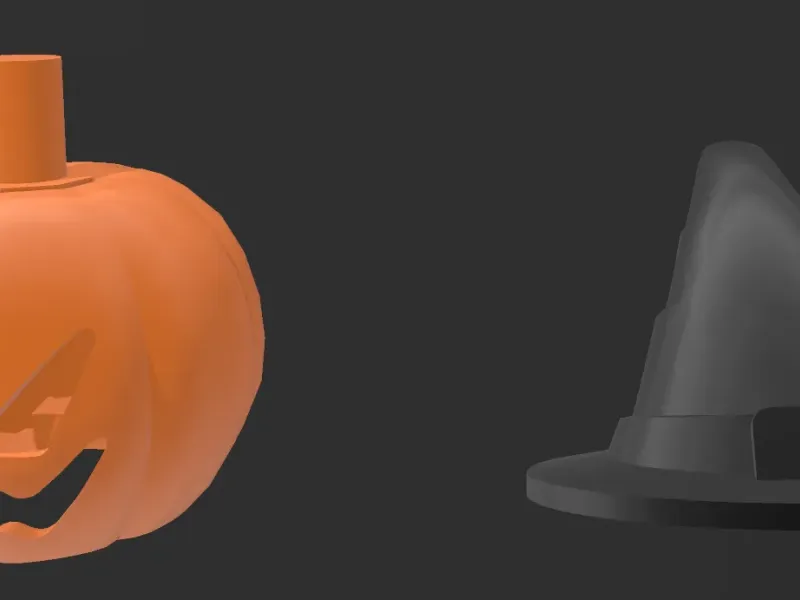 Halloween hats for Lego® Mega-figure