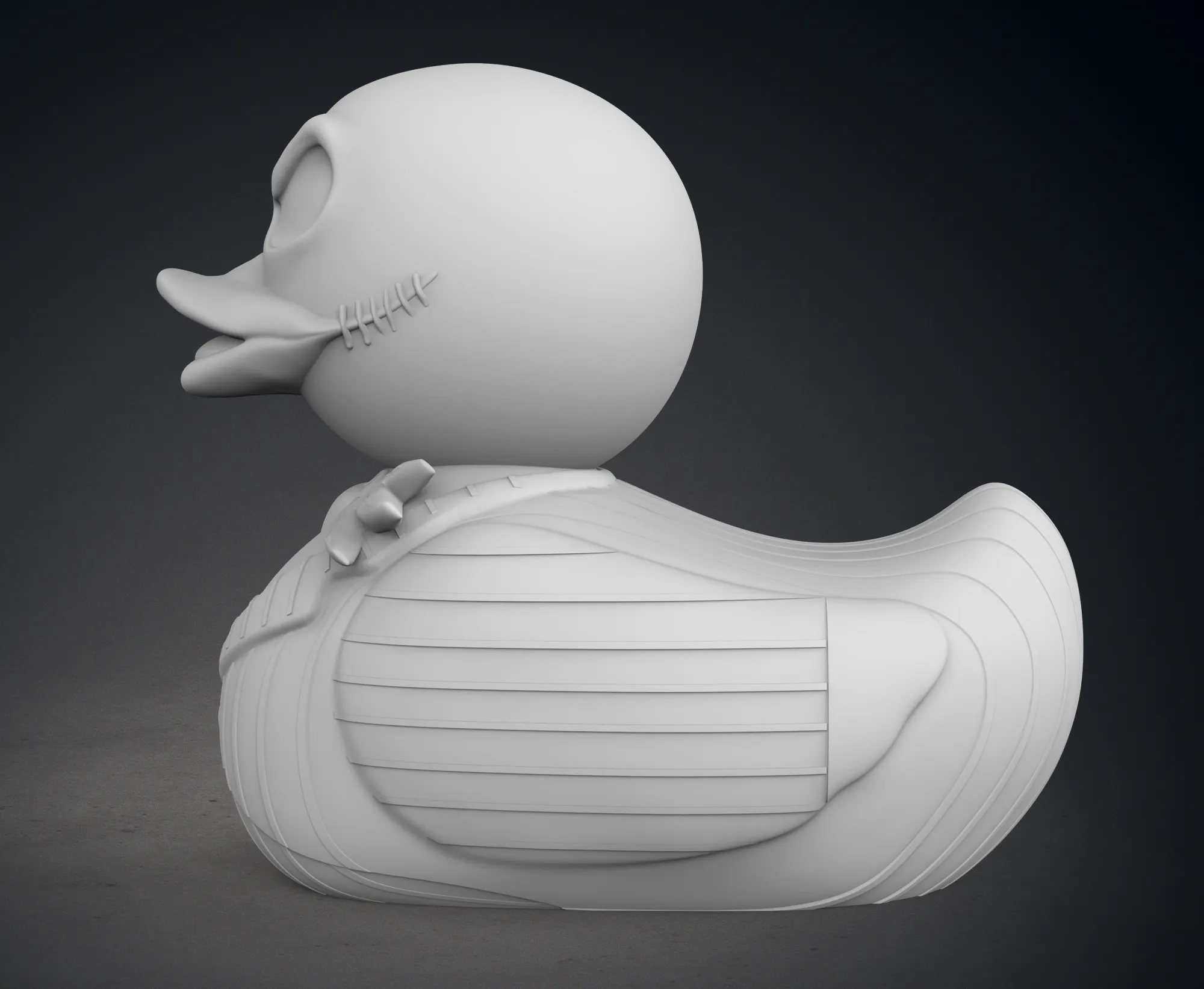 Cute Jack Skellington Rubber Duck