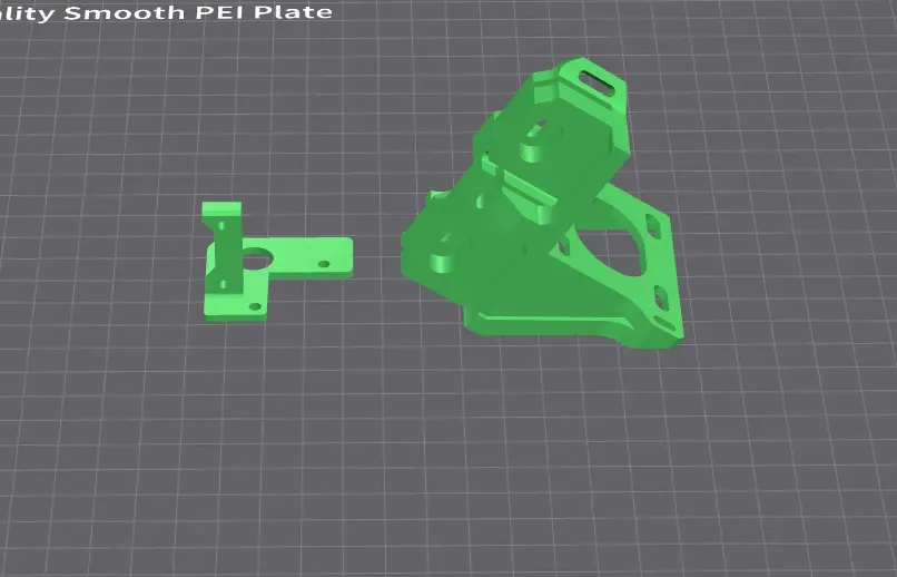 Ender3 dual gear direct drive mount + Cr toutch