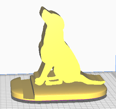 Doggie Phone Stand 1 3d model
