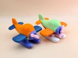 Chibi Seaplane with Rotating Propeller (See Images for Assembly)-1