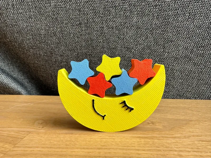 Gioco di equilibrio luna e stelle
