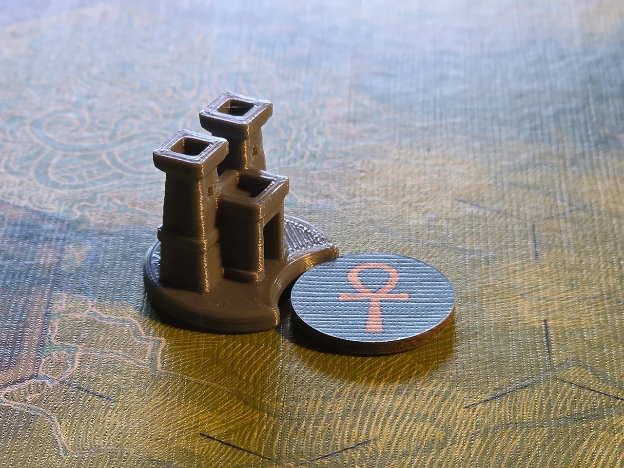 3D Monuments For Ankh Board Game