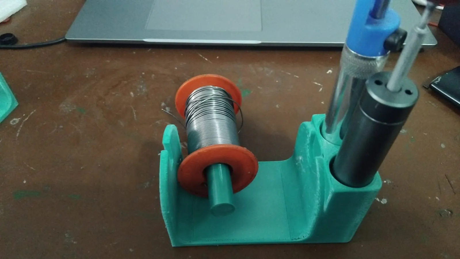 Soldering Wire Spool and vacuum pump holder
