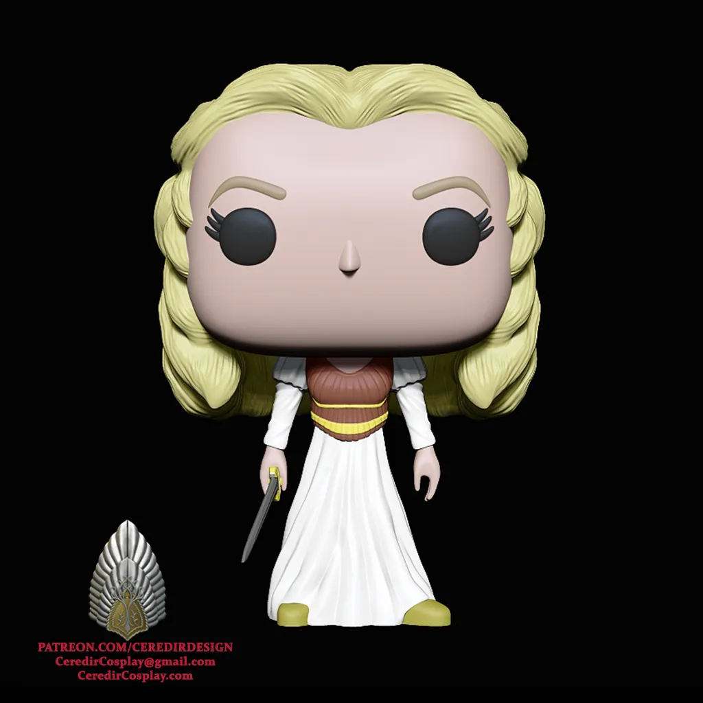 Eowyn Funko Pop lord of the rings 3D DIGITAL DOWNLOAD