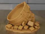 Broken King Statue 3D Print STL Model-6