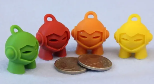 Cute robot keychain