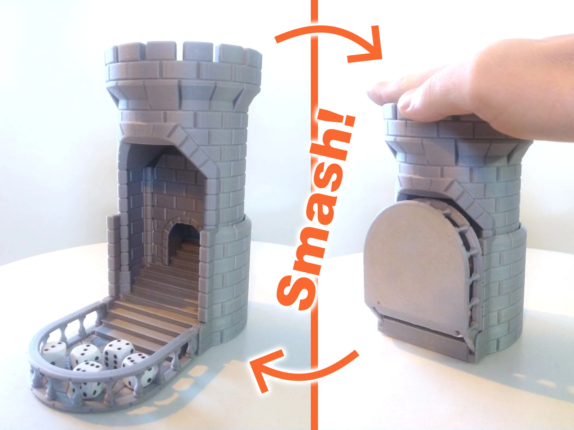Smash! The Auto-Reload Dice Tower