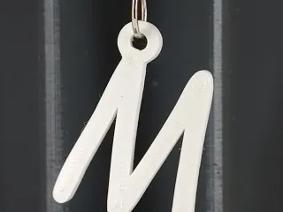 M keychain