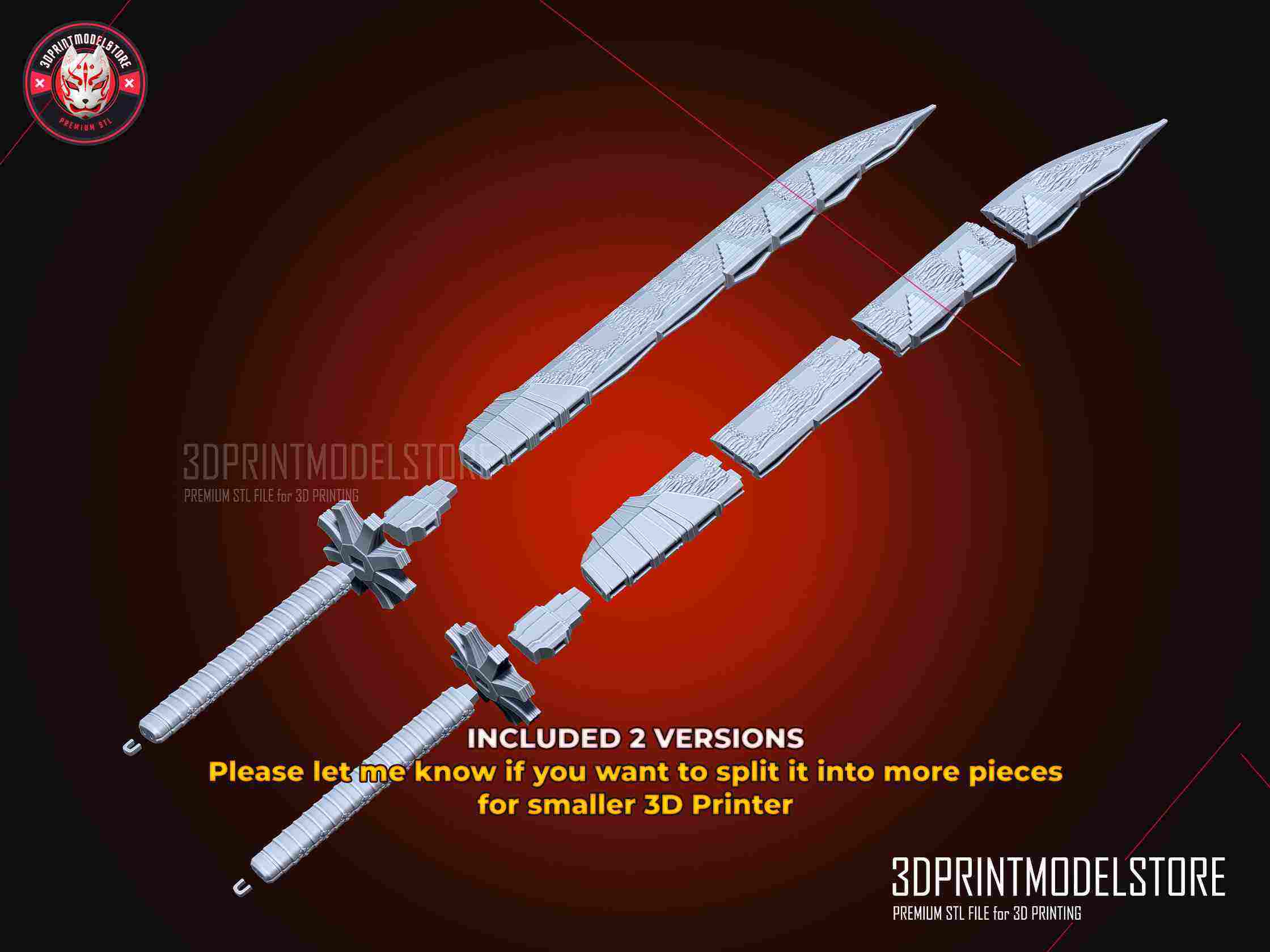 STL file Yoru Sword - Mihawk Weapon High Quality - One Piece Live
