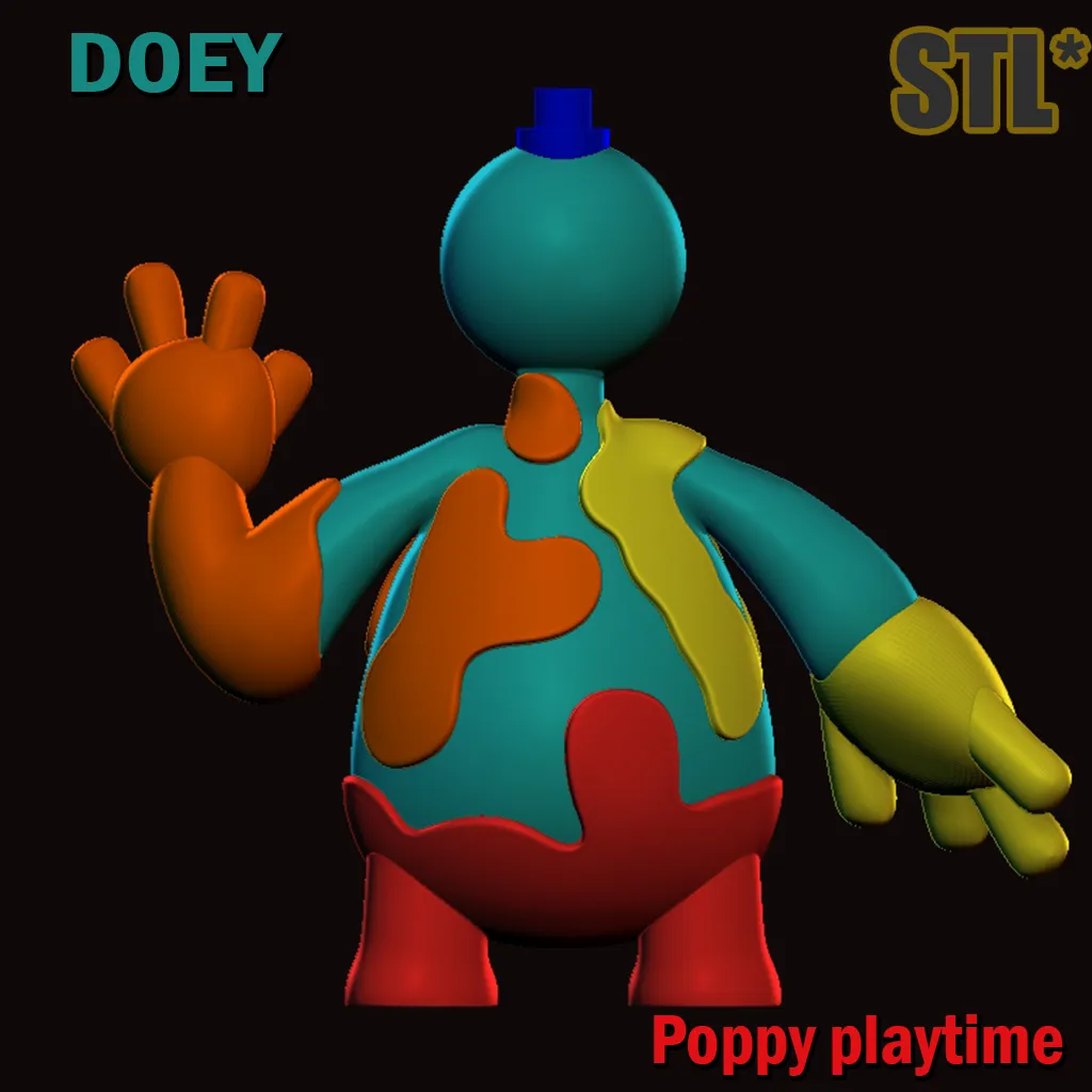 Doey the doughman STL 3D Model Poppy Playtime Chapter 4