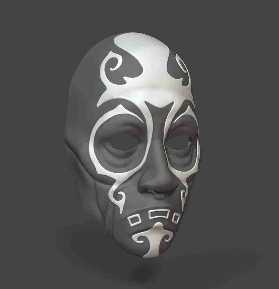 DEAT EATER MASK MASCARA MORTIFAGO | 3D models download | Creality Cloud