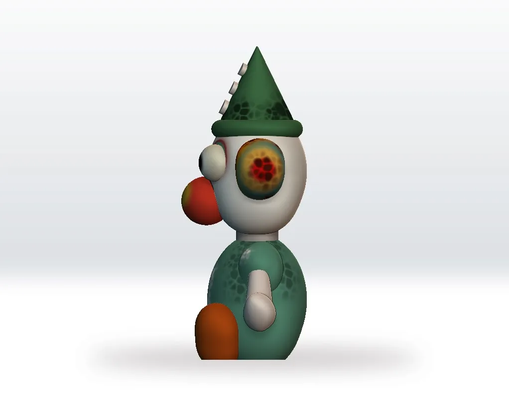 Repo Clown STL file 3D Model Character Fanart