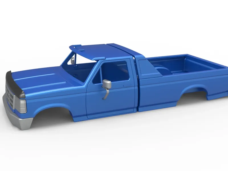 Shell of Vintage Monster Truck Version 4 Scale 1:25
