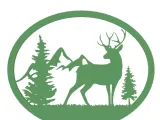 deer pine wall hanging-0