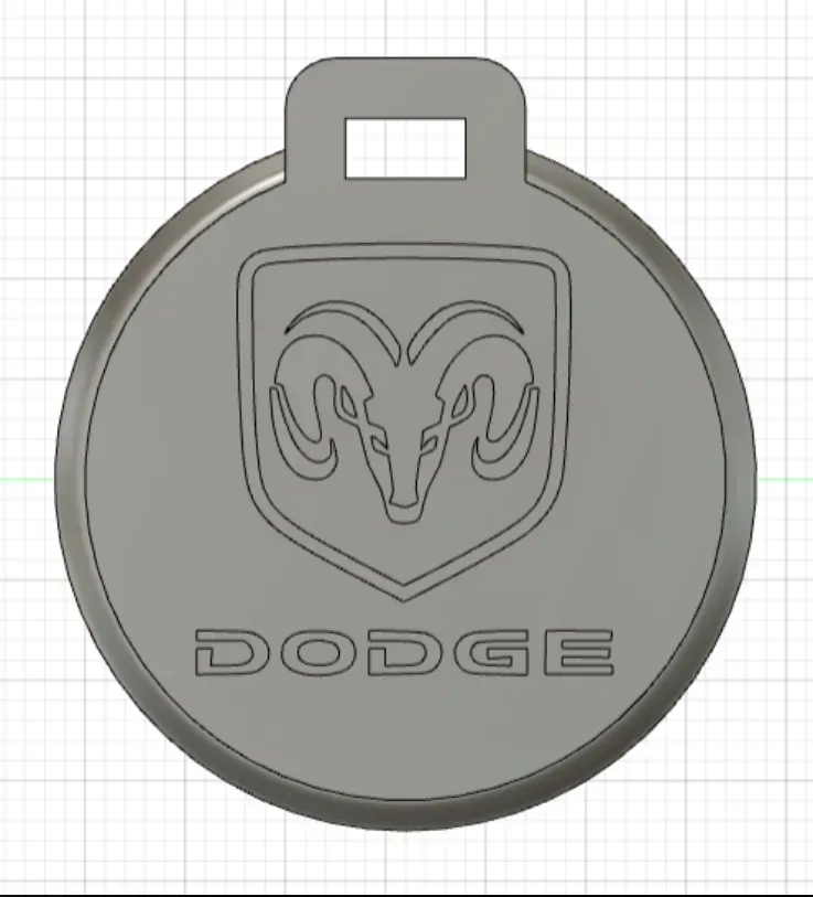Pendentif porte clé Dodge / Dodge Key ring ornement