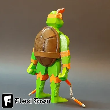 Flexi Print-in-Place Teenage Mutant Ninja Turtles, Michelang-0