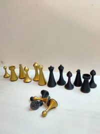 Modern Chess Set 3MFL – Sleek Minimal Pieces for 3D Printing-3