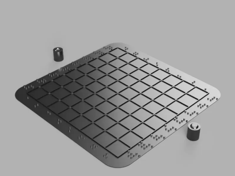 Braille Checkers 8x8