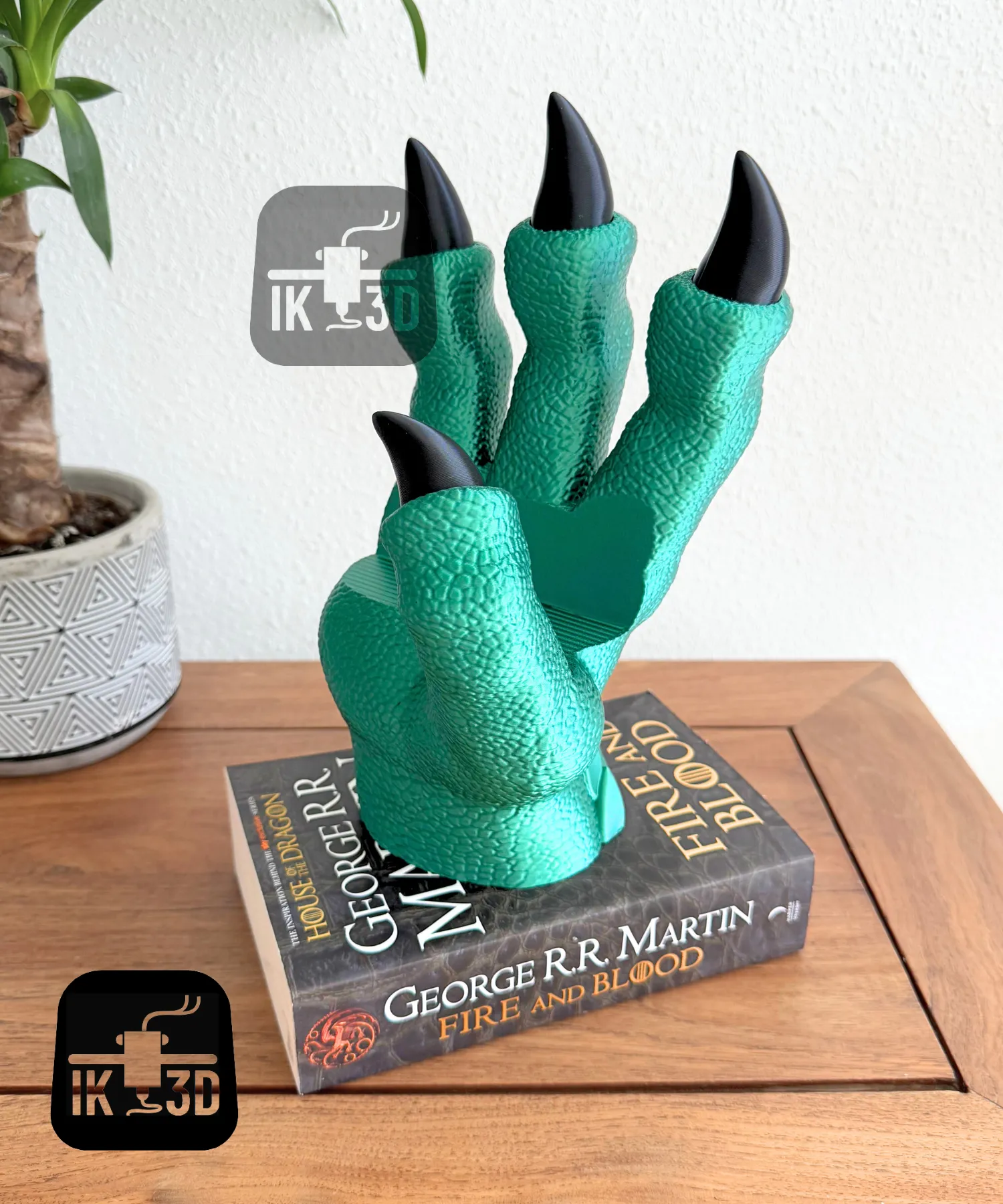 Dragon Claw Book Holder / No Supports / 3MF Included