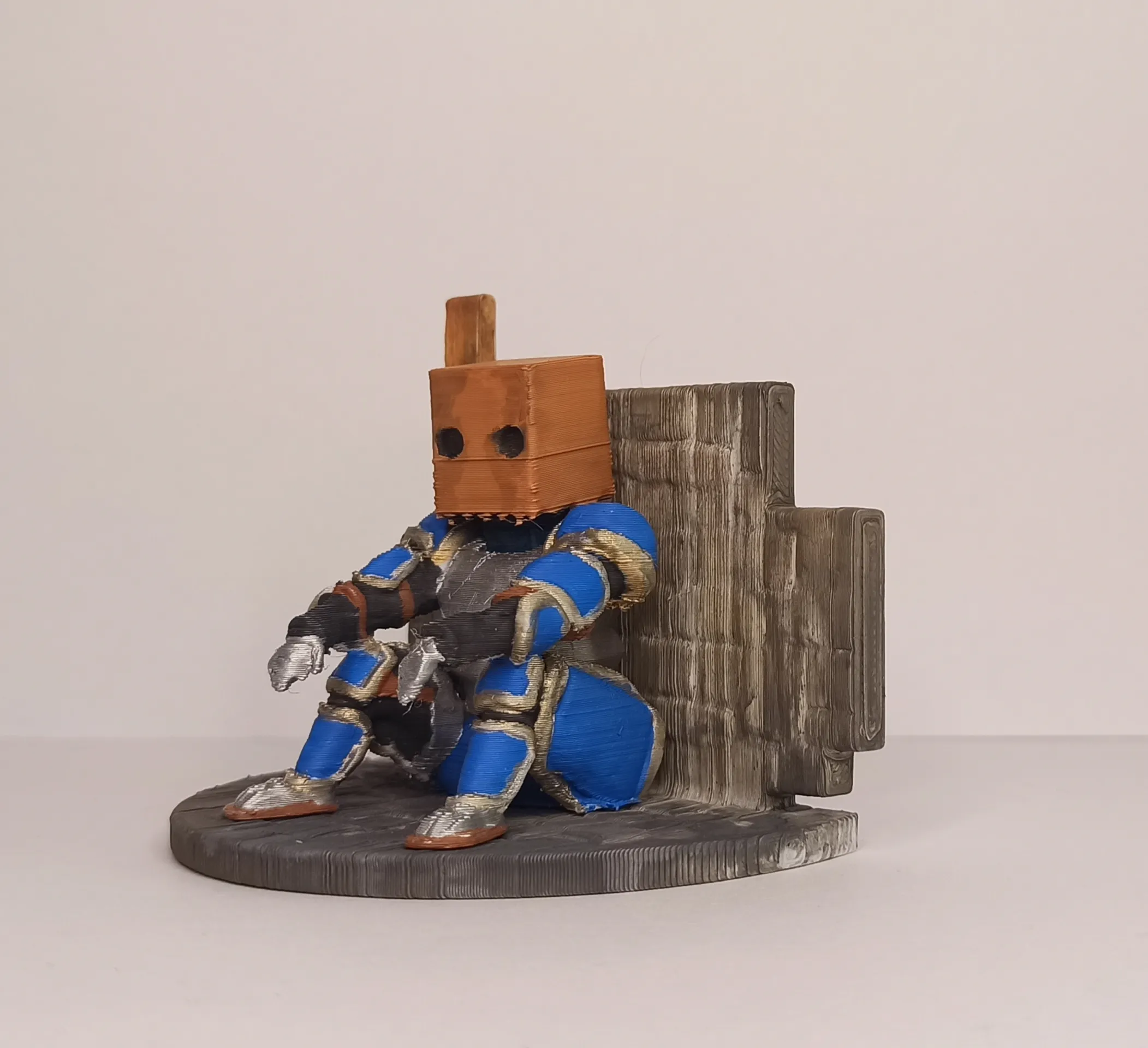 Resting Knight GroceryBag
