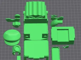 Wario "LEGO WARIO" style