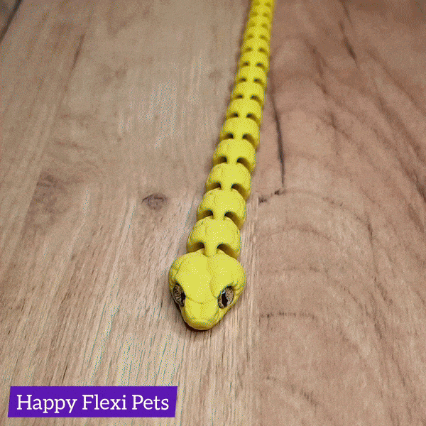 Long and thin flexi snakes