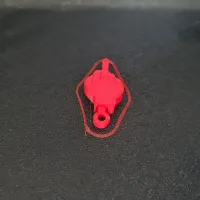 Mini Flip Middle Finger Keychain-1