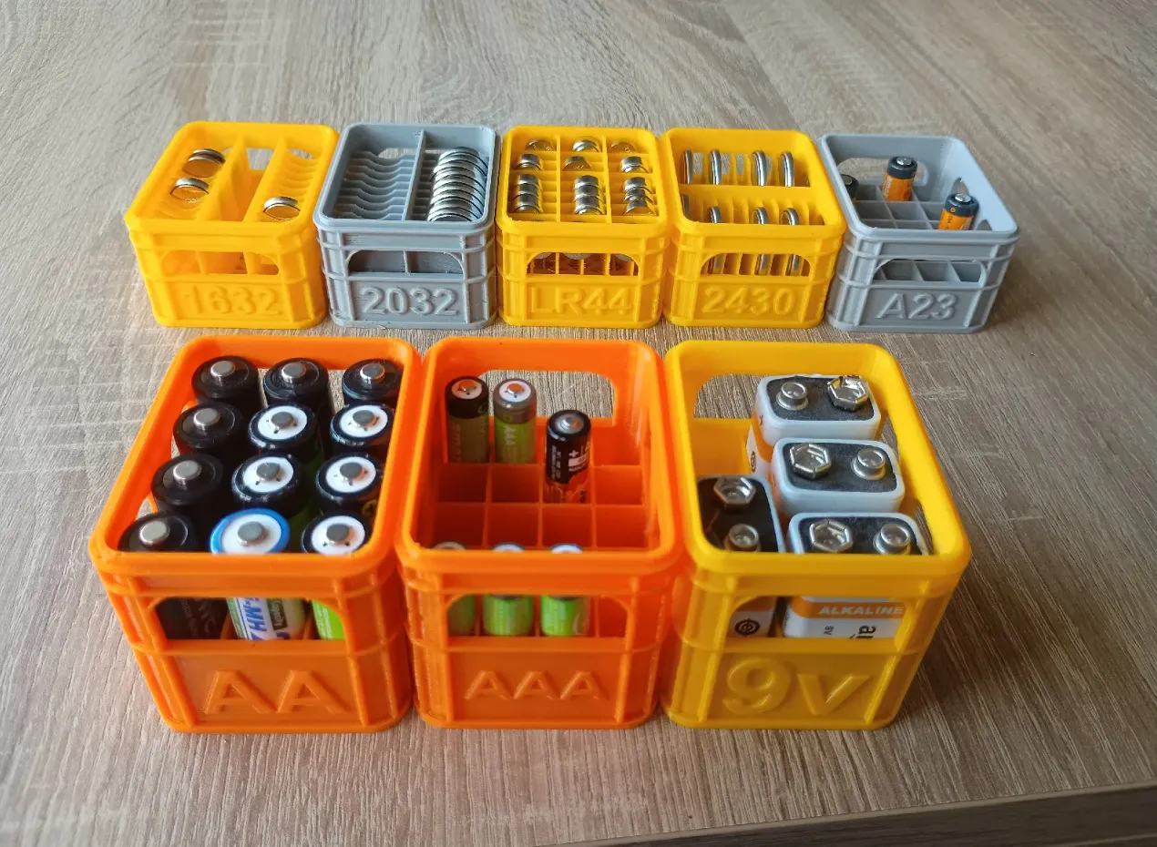 Stackable Beer Crate Battery Holders