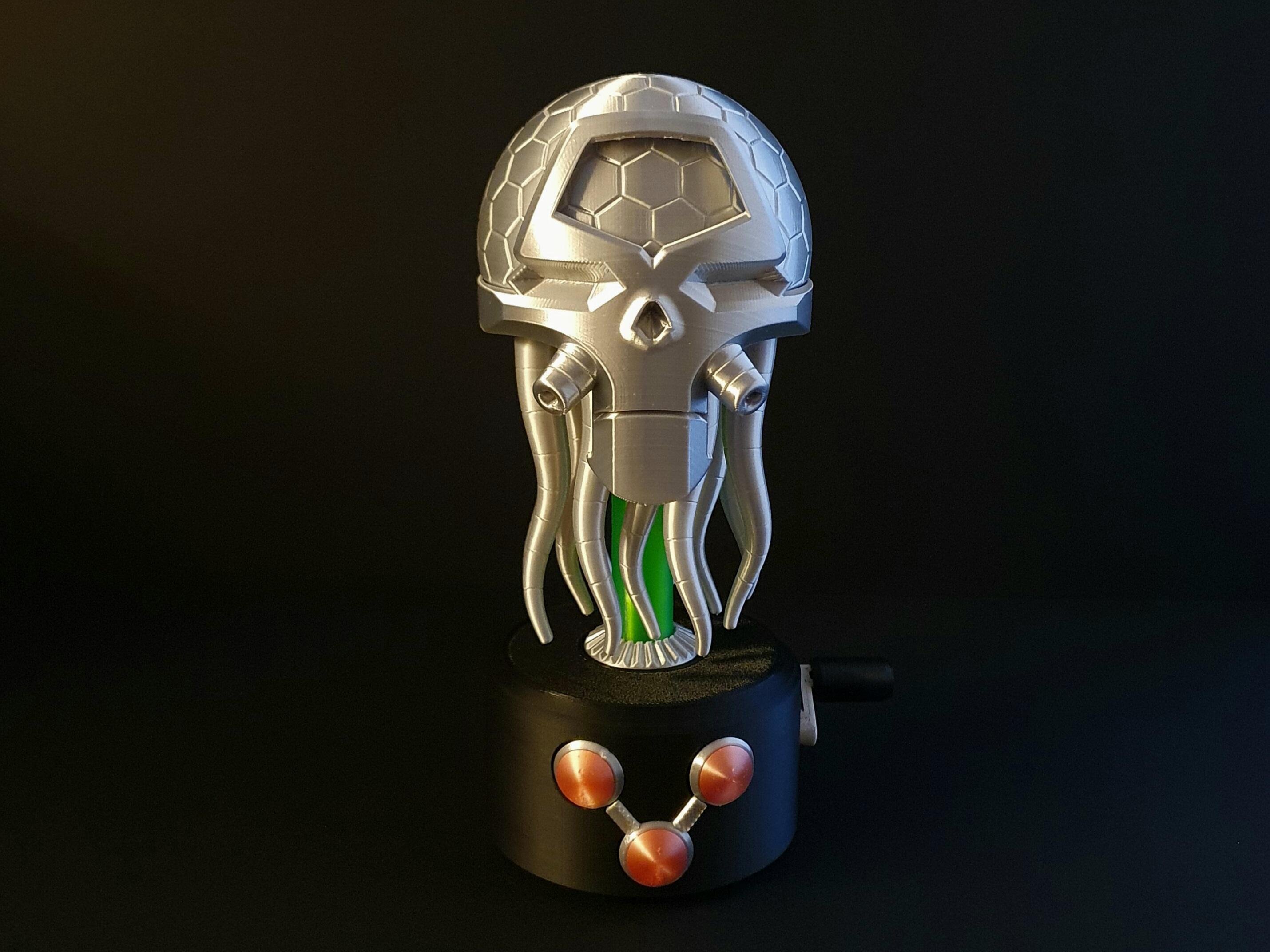 Brainiac Skull Ship - Classic version with moving tentacles