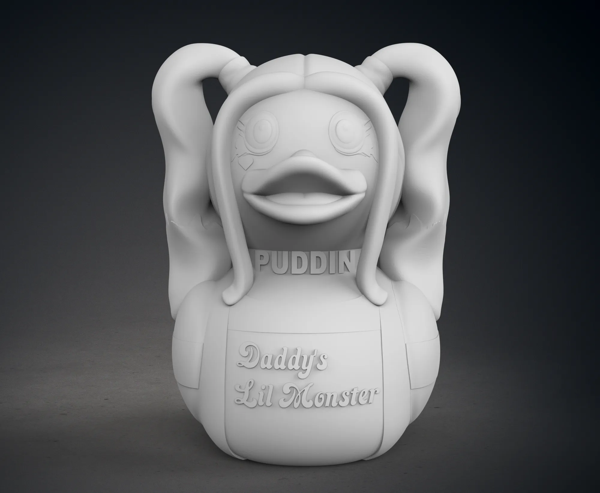 Cute Harley Quinn Rubber Duck