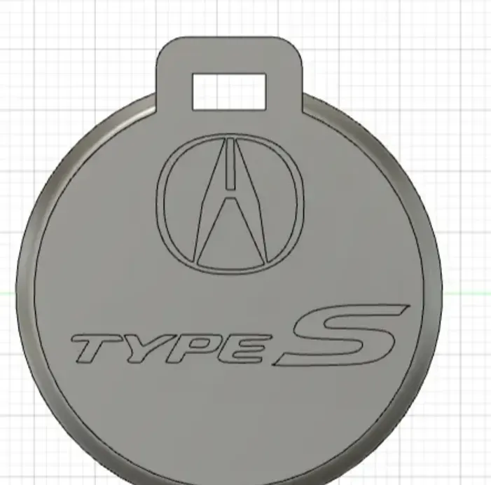 Pendentif porte clé Acura Type S / Acura Type S Key ring orn