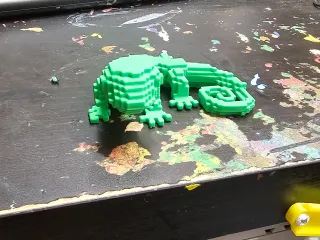 Pixel gecko