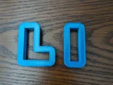 Letter L Alphabet Upper & Lower Case Cookie Cutter-0