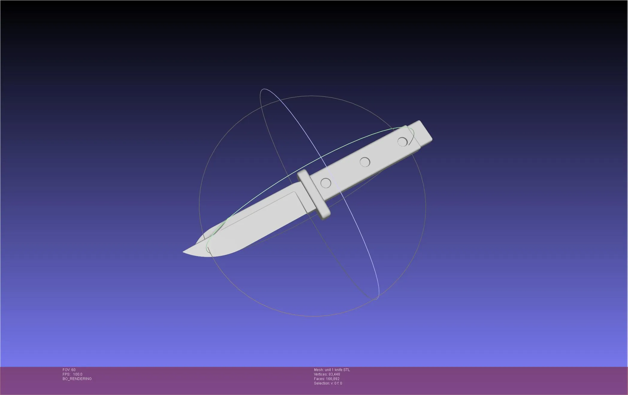 Evangelion Original Unit 1 Prog Knife