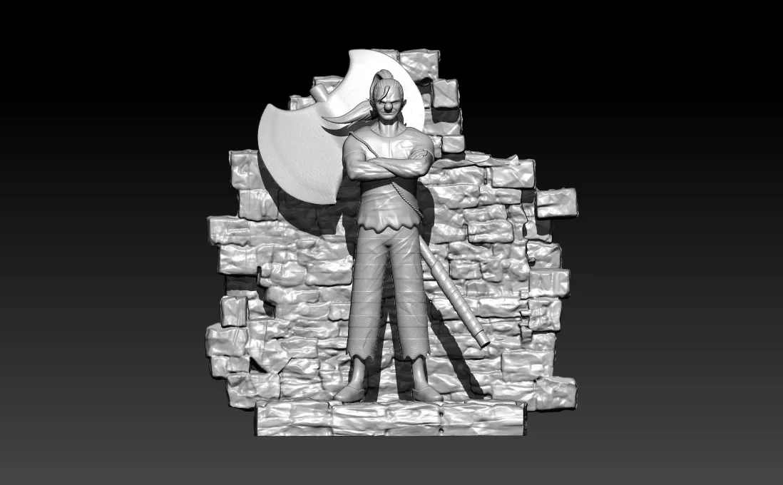 BUGGY fanart - IMPEL DOWN - ONE PIECE - 3D PRINT