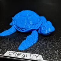 Cute Articulated Sea Turtle, print in place, no supports-4