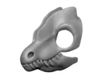 Dilophosaurus Mask 3D Model STL File-0