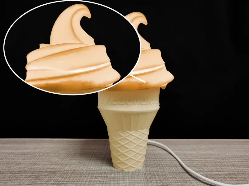McDonald's Ice Cream lamp-Cream（LED）