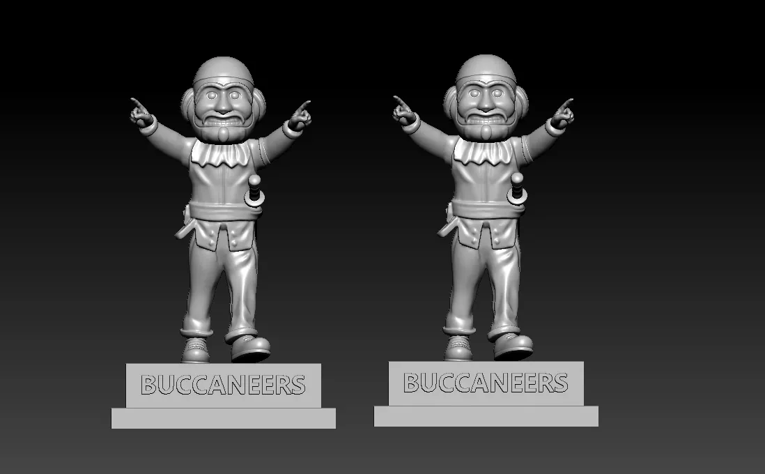 NFL - Captain Fear - Tampa Bay Buccaneers mascot