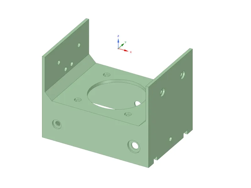 Yaesu FTM-100D Desktop stand with cooling fan