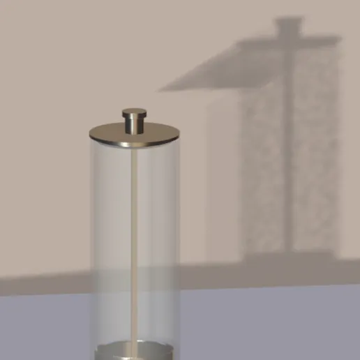 Elegant Straw Holder with Lid