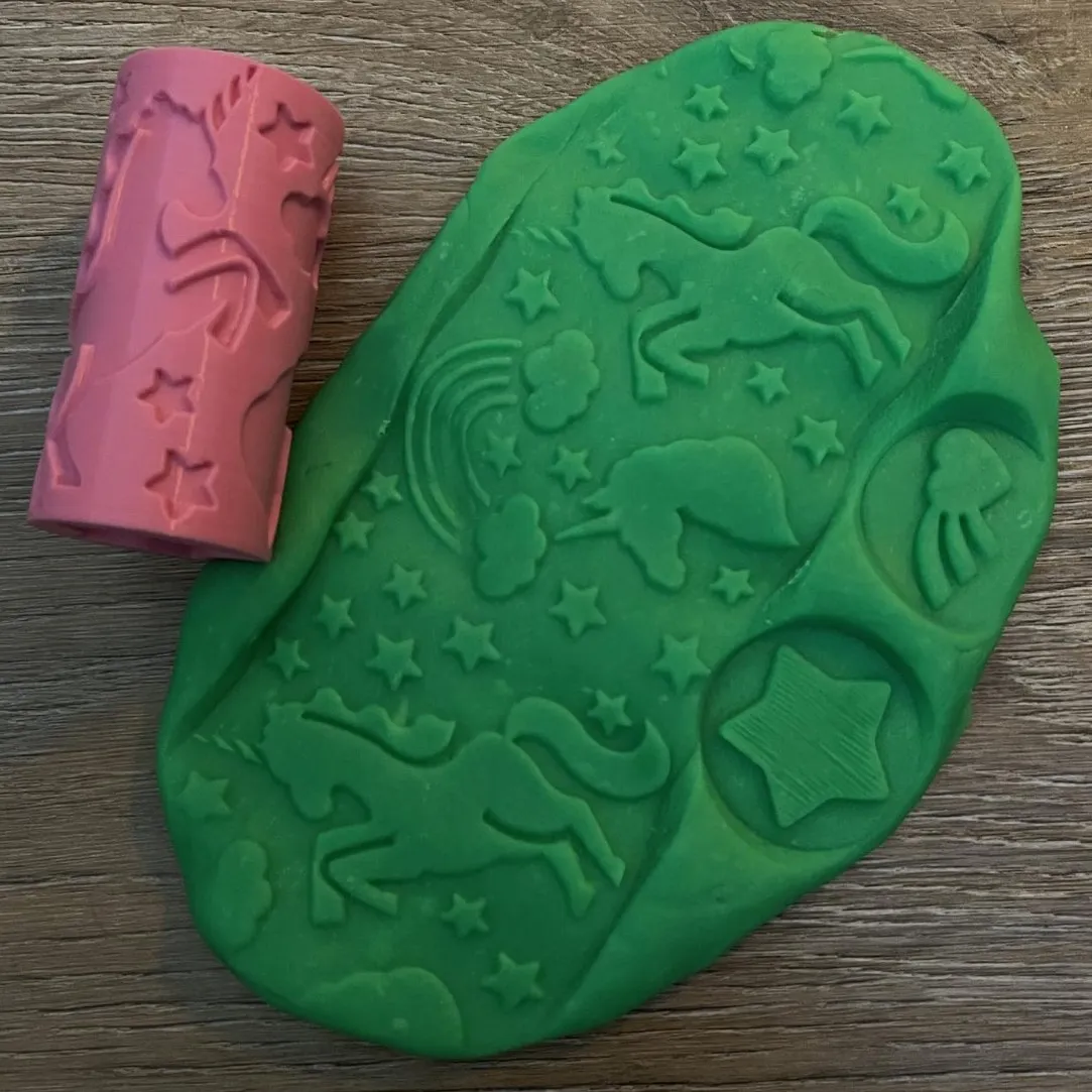 Unicorn Texture Roller with a magical scene