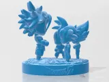 chibi DBZ goku, vegeta, broly FULL HD-1