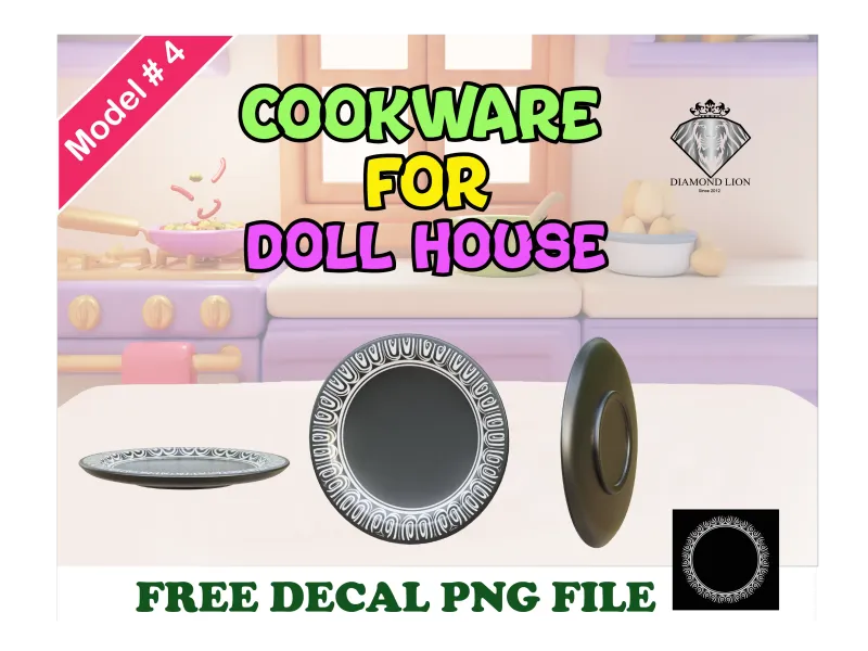 Plate with Free Decal