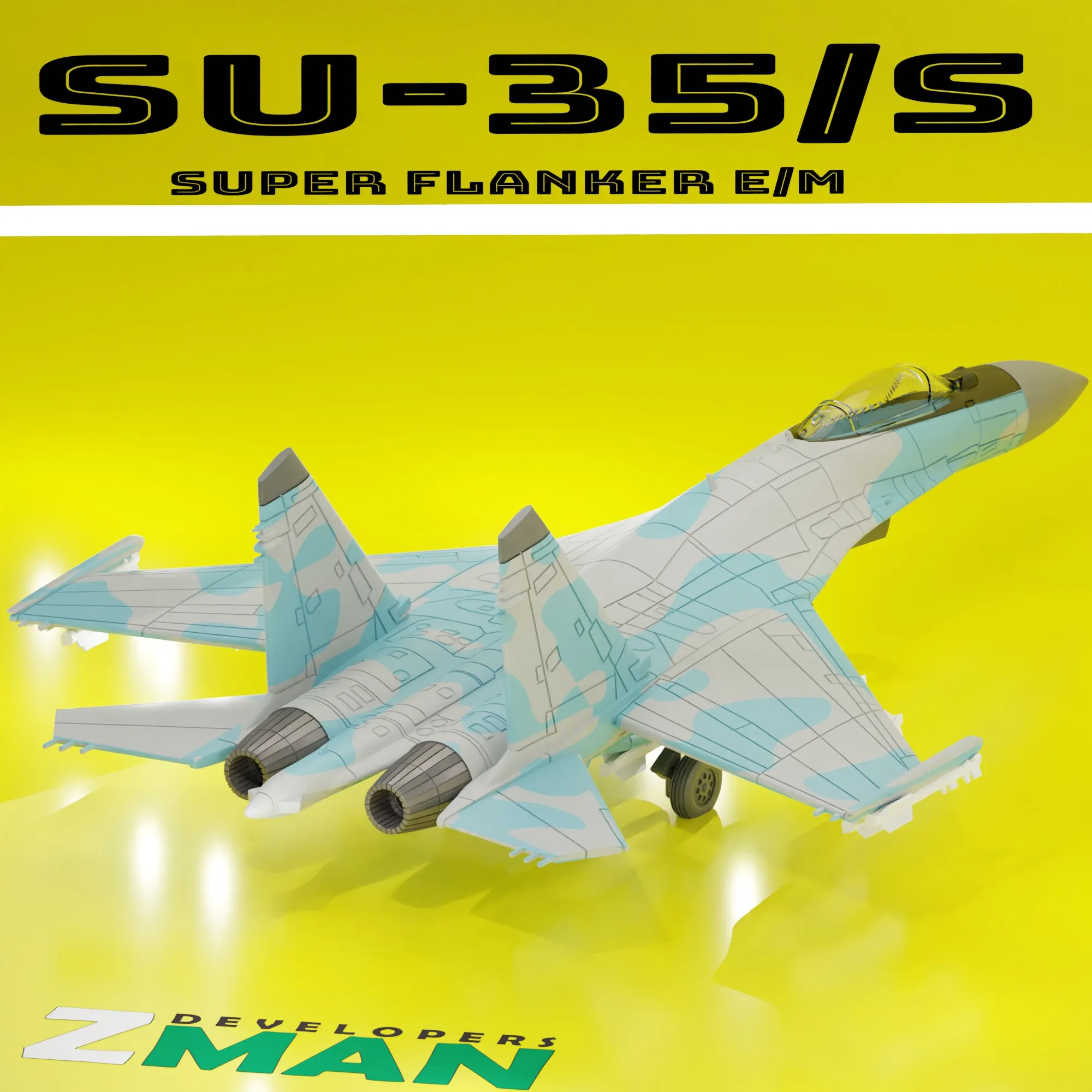 SU-35s (SUPER FLANKER E/M) V1 (4 IN 1)