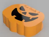 Pumpkin candy container-1