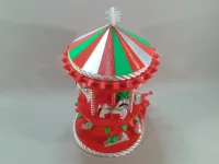 Christmas mecanical carrousel-1