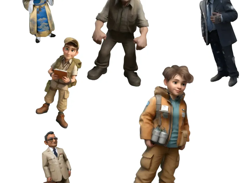 Adventure Team Character Set